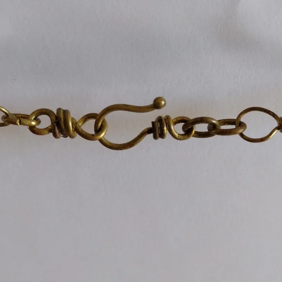 Brass Jack-o-Lantern Necklace - Picture 7 of 8